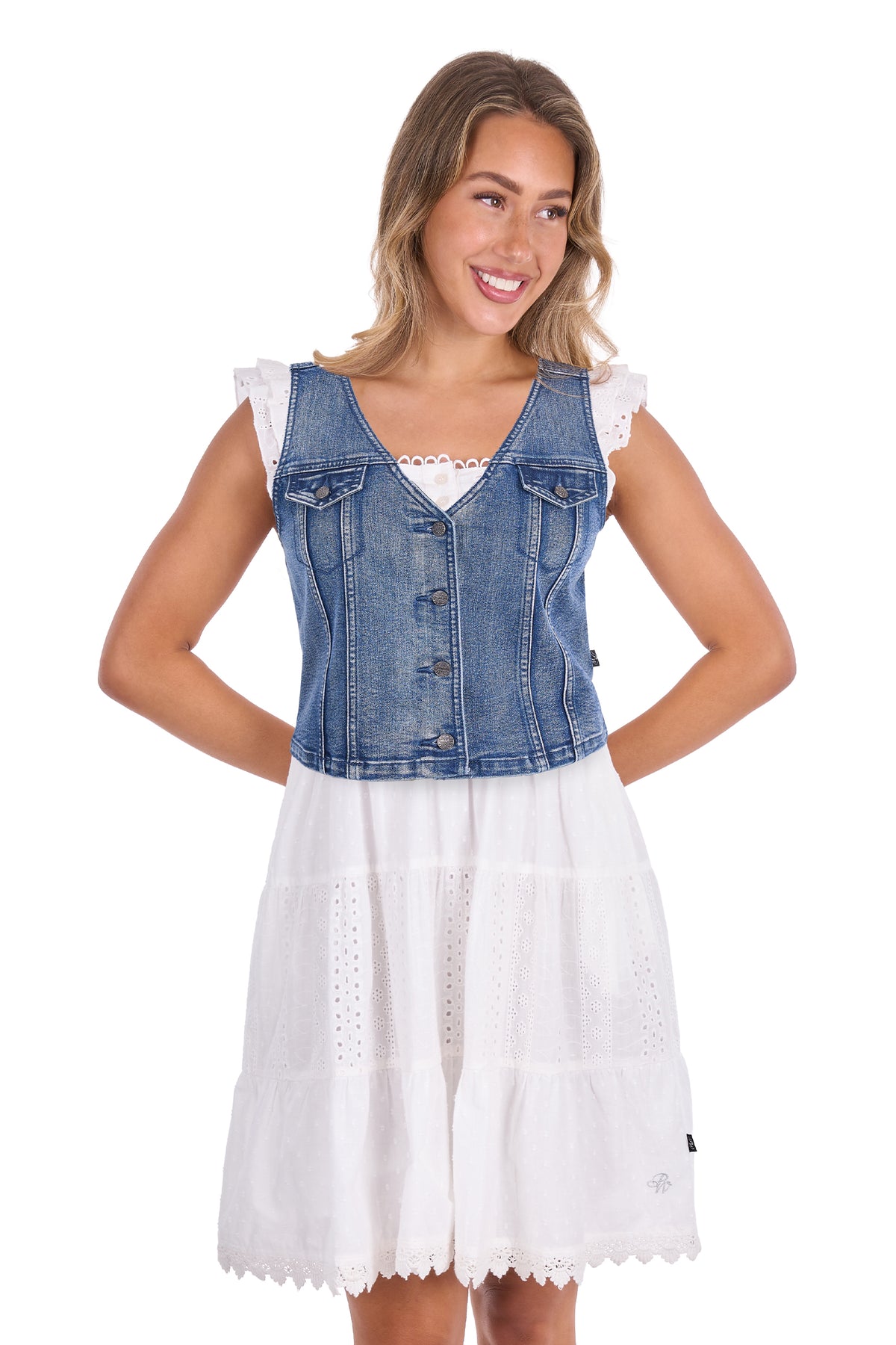 Pure Western Womens Alison Short Sleeve Dress