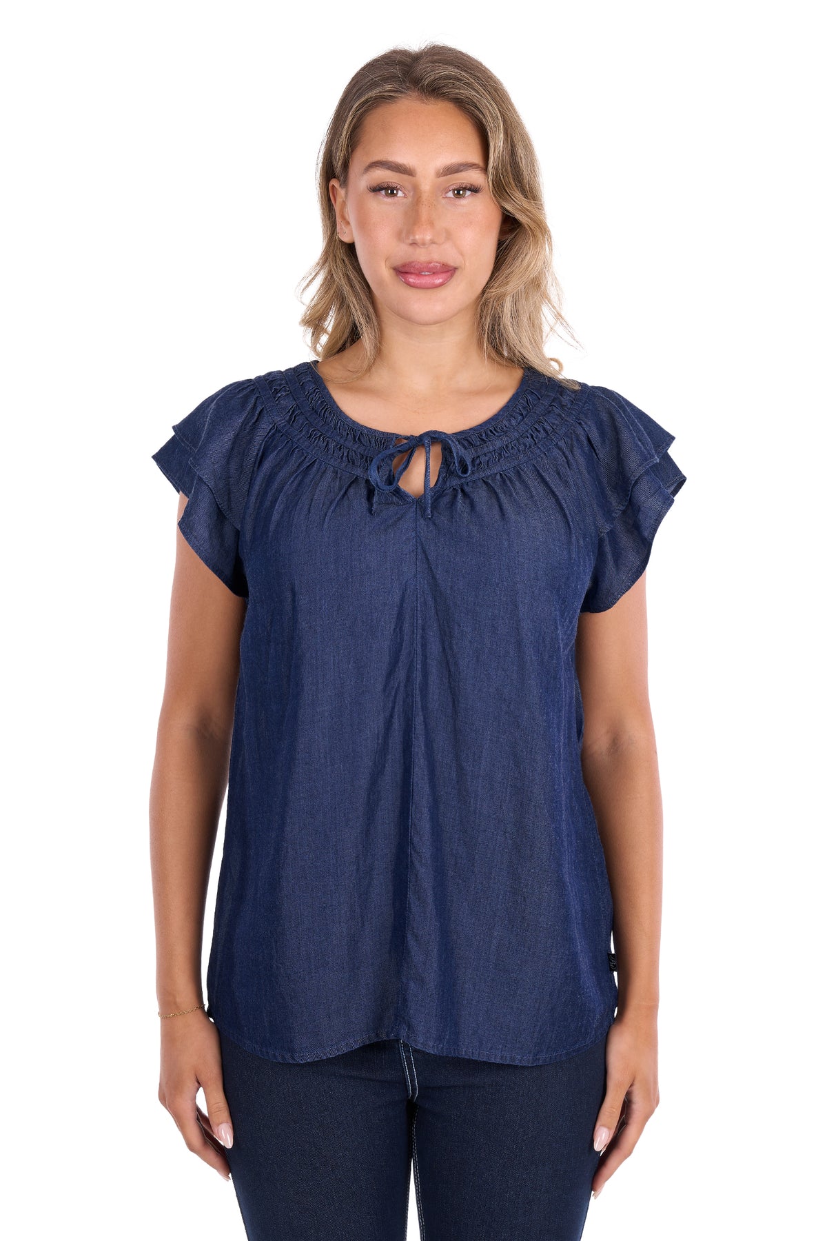 Pure Western Womens Connie Short Sleeve Blouse