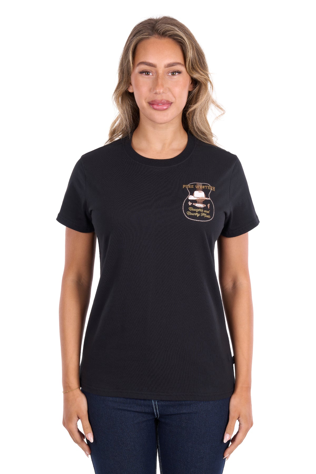 Pure Western Womens Misty Short Sleeve Blouse