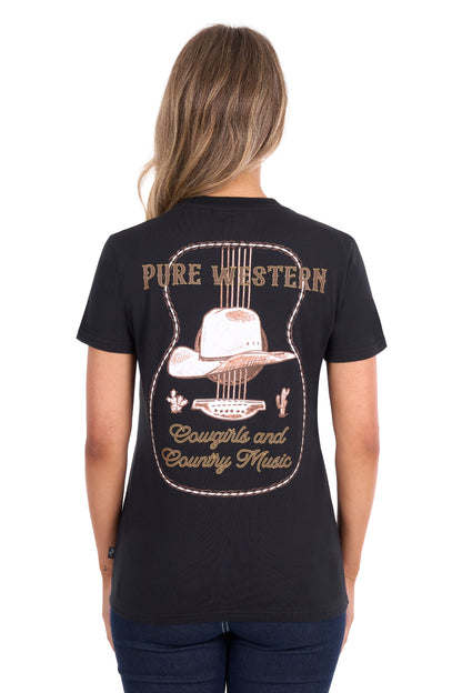 Pure Western Womens Misty Short Sleeve Blouse