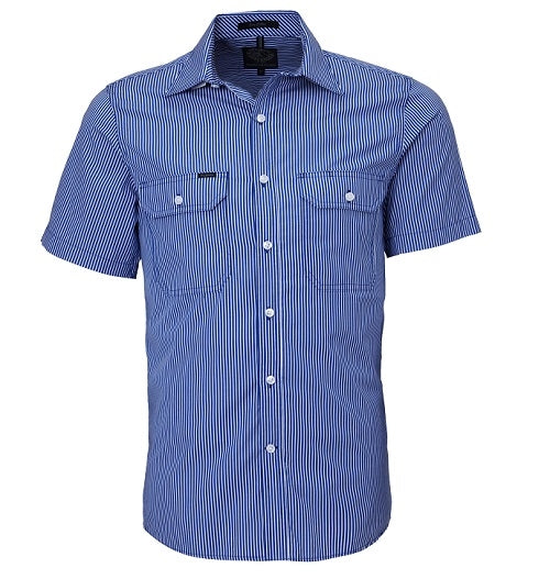 Pilbara Men's S/S Shirt Double Pockets