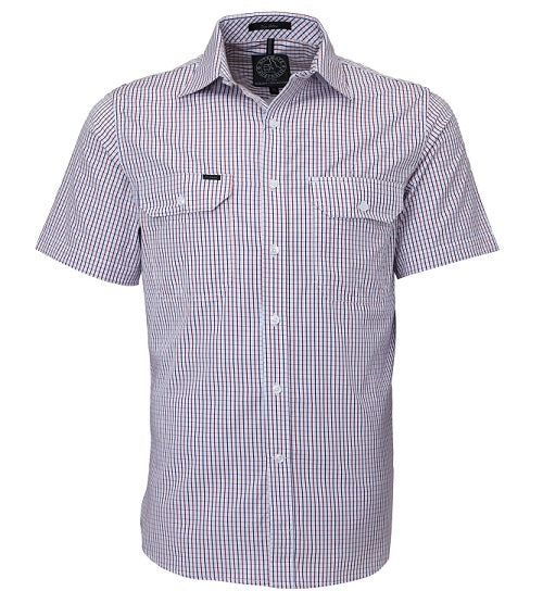 Pilbara Mens S/S Shirt Double Pockets