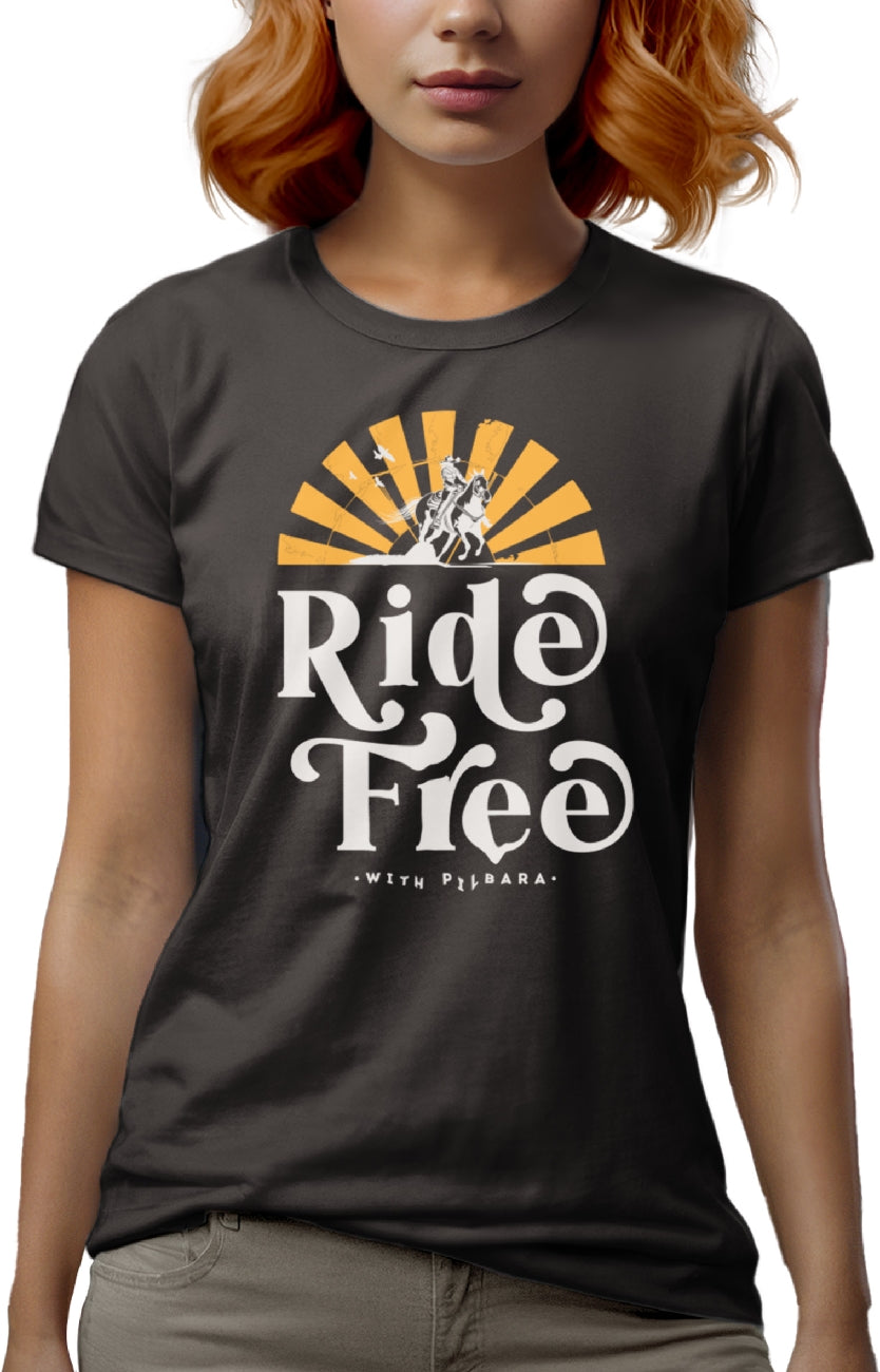 Pilbara Womens Ride Free T-Shirt