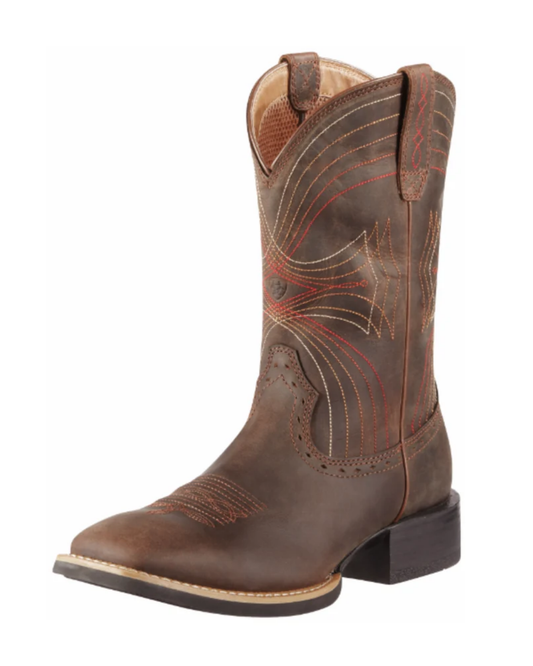 Ariat Mens Sport Wide Square Toe Western Boots