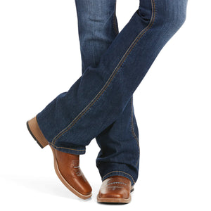 Ariat Womens Real Perfect Rise Boot Cut Rosa Jeans Regular Length