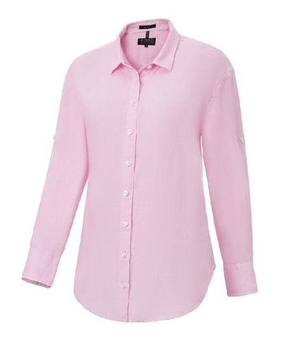 Pilbara Ladies Linen Swiss Tab Long Sleeve Shirt