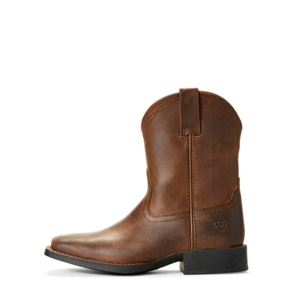 Ariat Kids Heritage Roper Wide Square Toe Western Boots