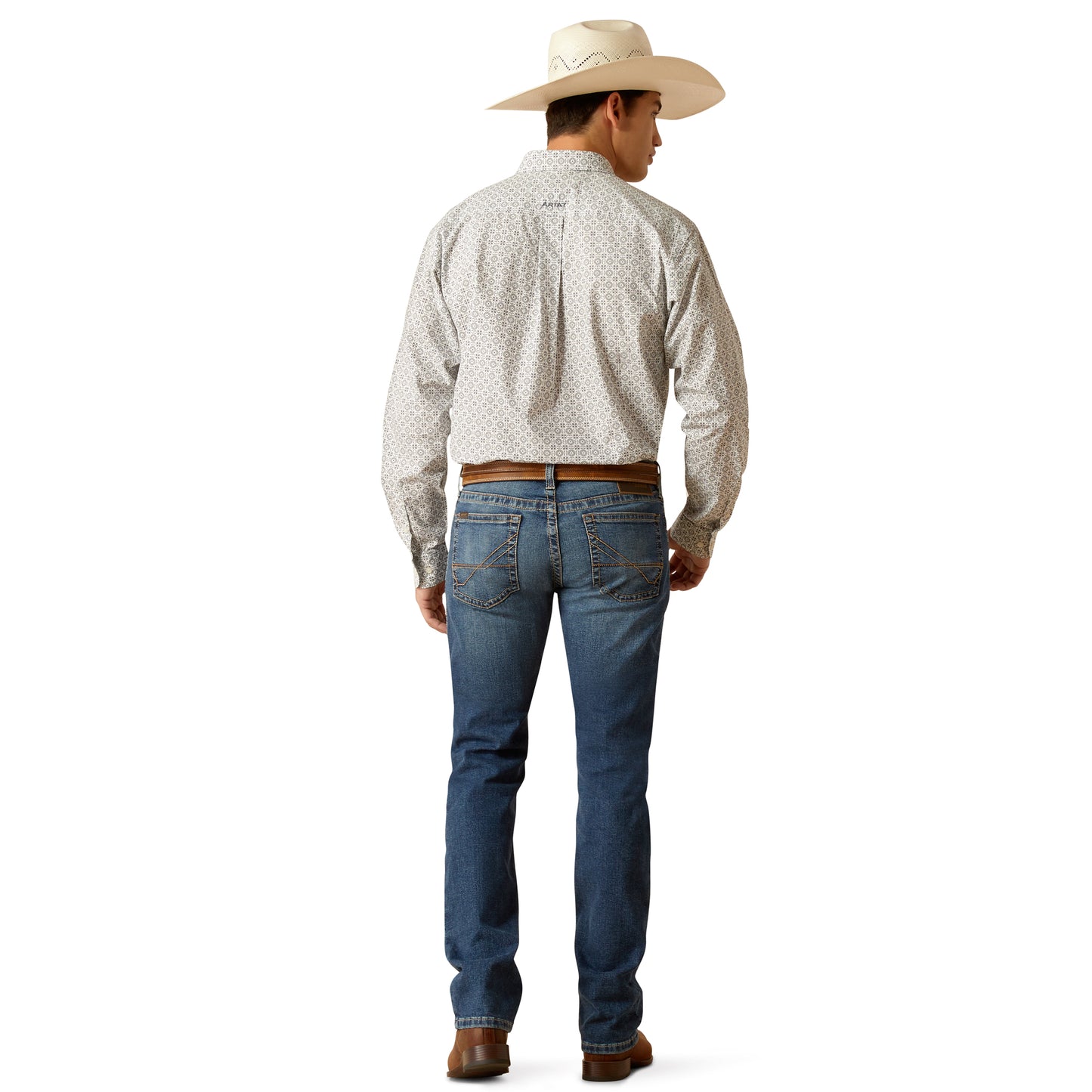 Ariat Mens M8 Modern Slim Fordham Jeans 34 Inch Leg