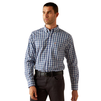 Ariat Mens Wrinkle Free Brosnan Fitted Long Sleeve Shirt