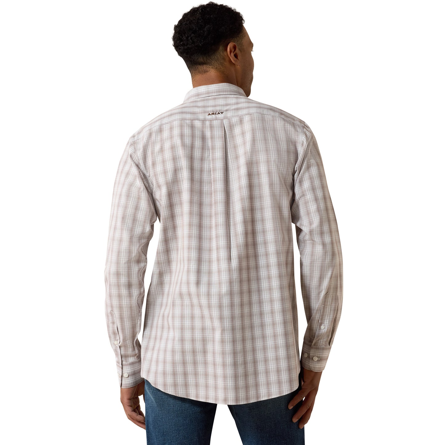 Ariat Mens Wrinkle Free Clyde Fitted Long Sleeve Shirt