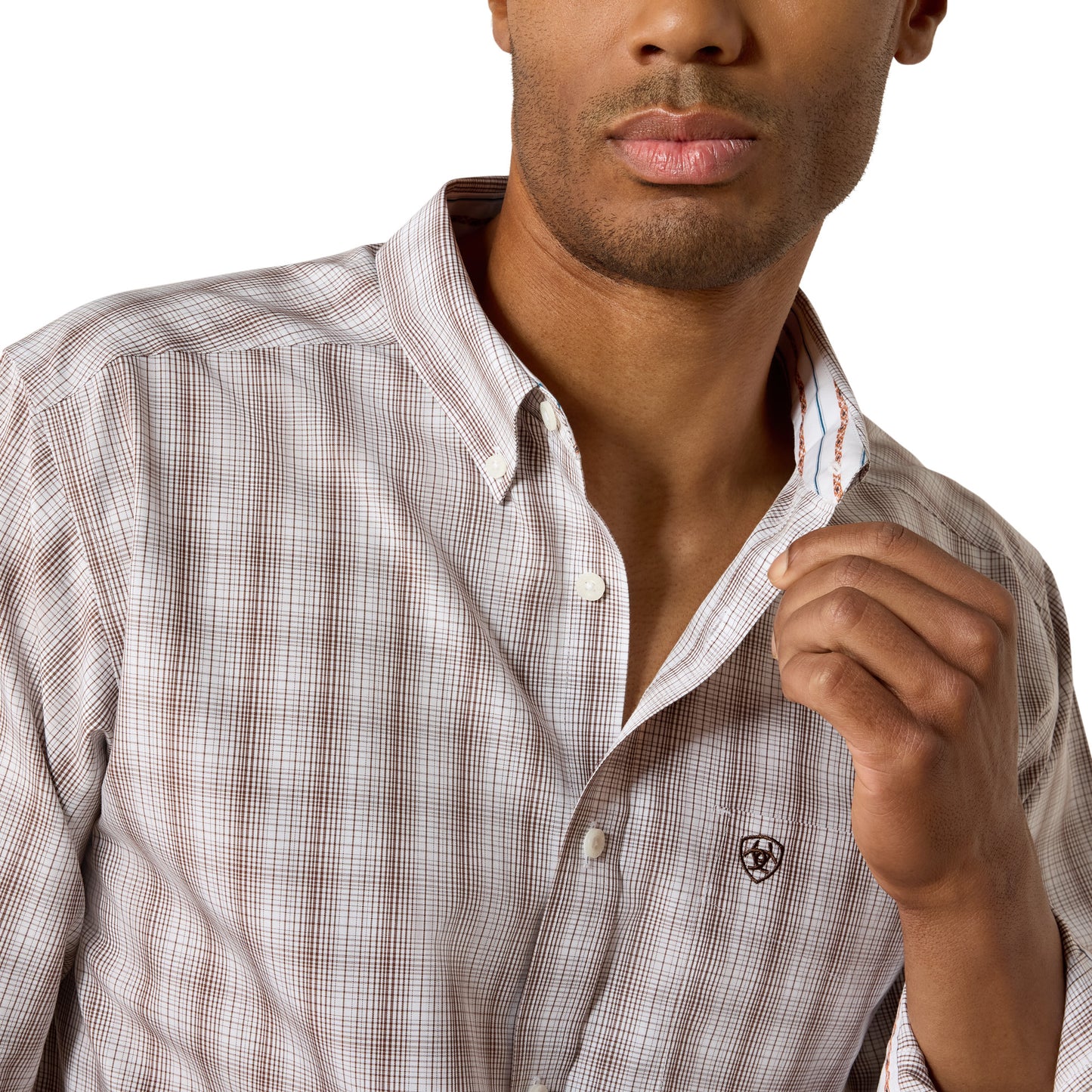 Ariat Mens Wrinkle Free Clyde Fitted Long Sleeve Shirt