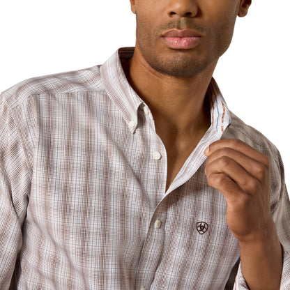 Ariat Mens Wrinkle Free Clyde Fitted Long Sleeve Shirt