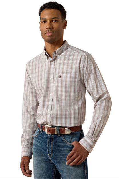 Ariat Mens Wrinkle Free Clyde Fitted Long Sleeve Shirt