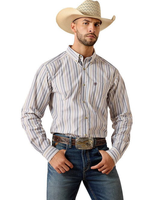 Ariat Mens Pro Series Pryce Fitted Long Sleeve Shirt