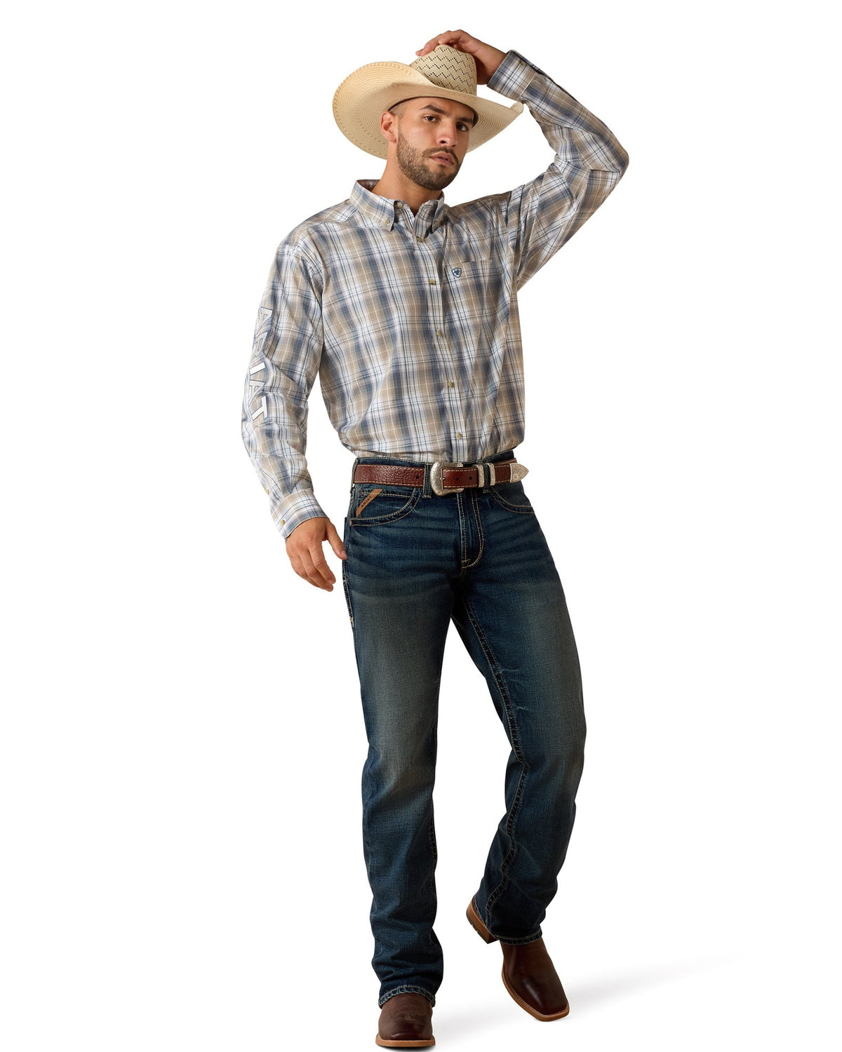Ariat Mens Pro Series Team Pierre Classic Fit Long Sleeve Shirt