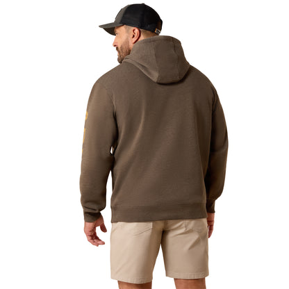Ariat Mens Rebar Lightweight Logo Hoodie
