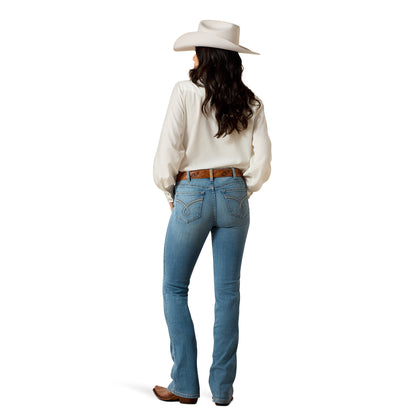 Ariat Womens High Rise Lorena Boot Cut Jeans