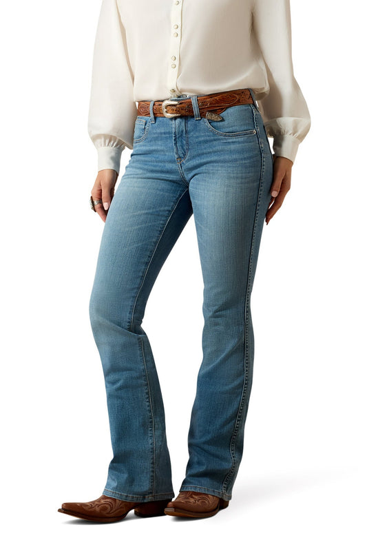 Ariat Womens High Rise Lorena Boot Cut Jeans