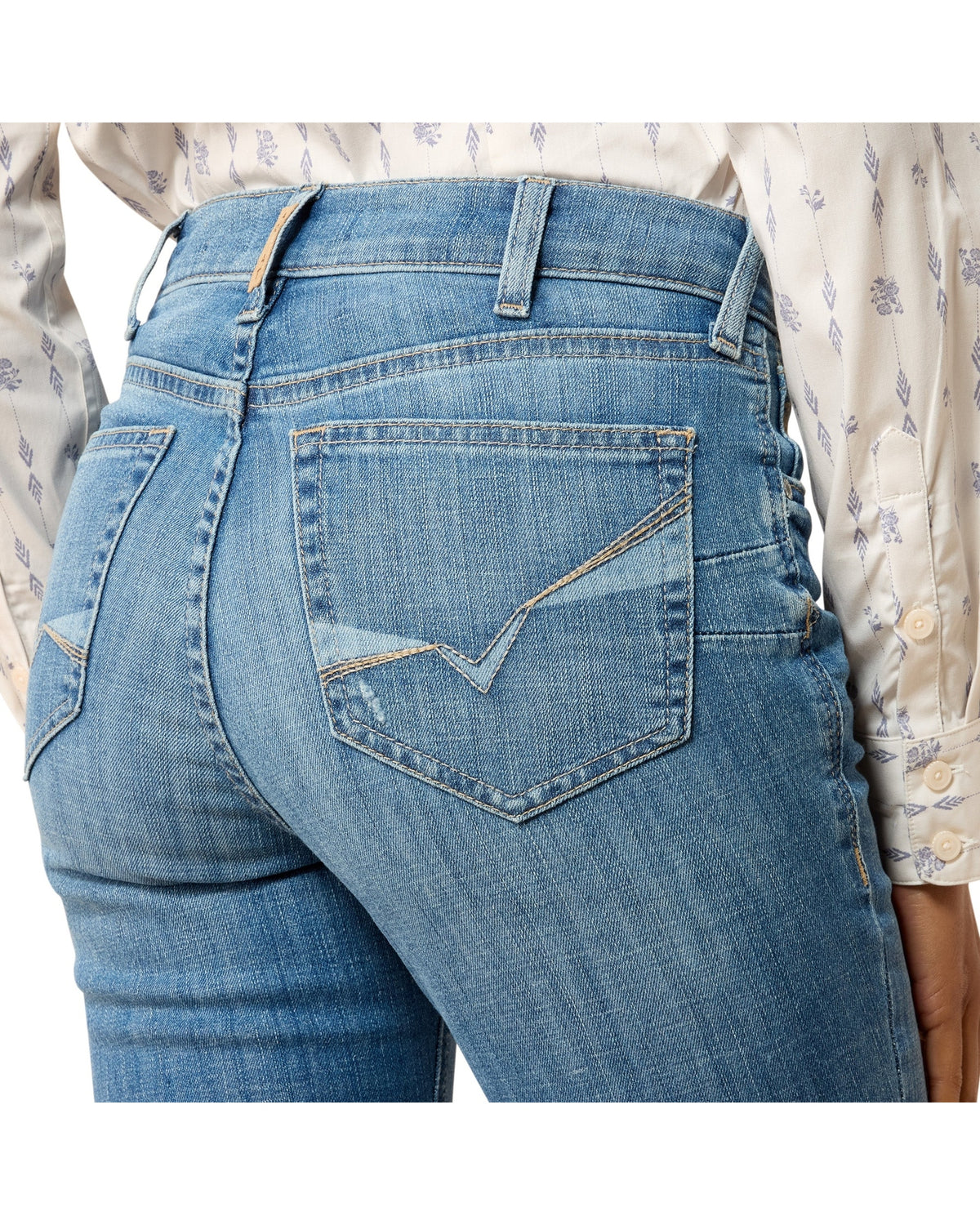 Ariat Womens High Rise Boot Cut Lyra Belfair Jeans