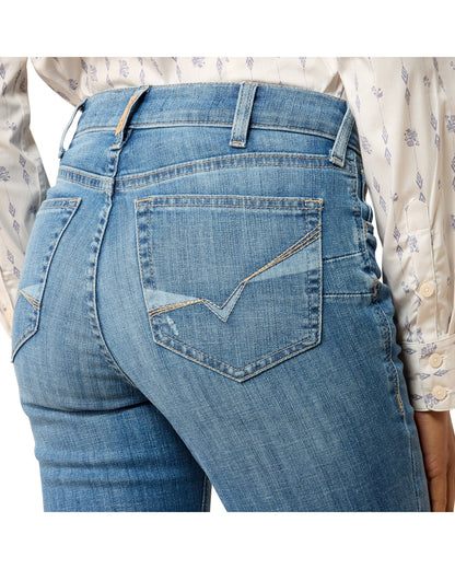 Ariat Womens High Rise Boot Cut Lyra Belfair Jeans