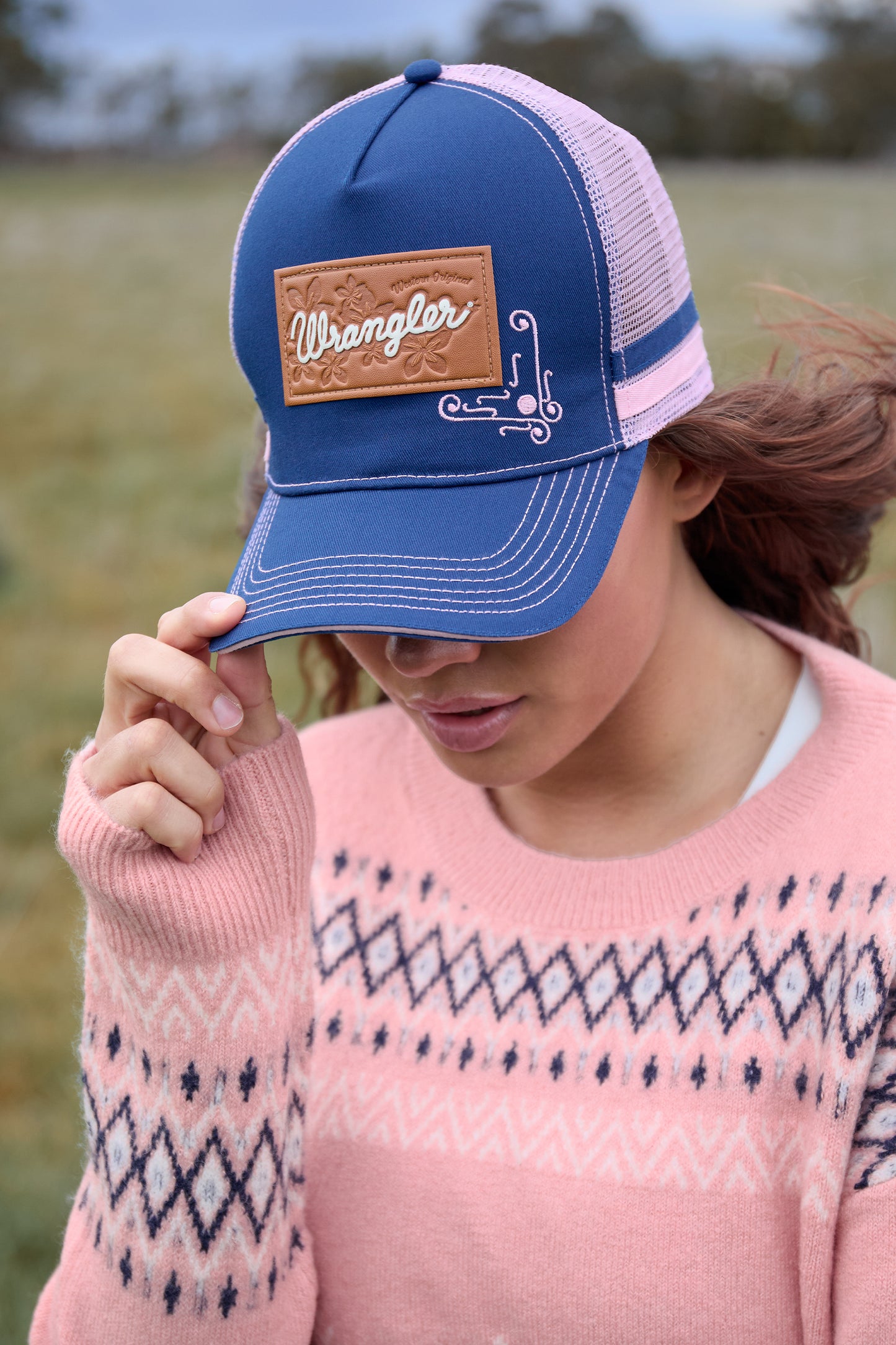 Wrangler Sasha High Profile Trucker Cap