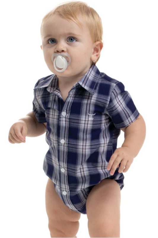 Just Country Infants Frankie Short Sleeve Full Button Jumpsuit