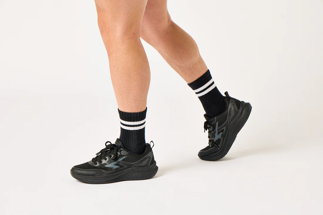 Sfida Vario Junior Kids Black Lace Up Shoes