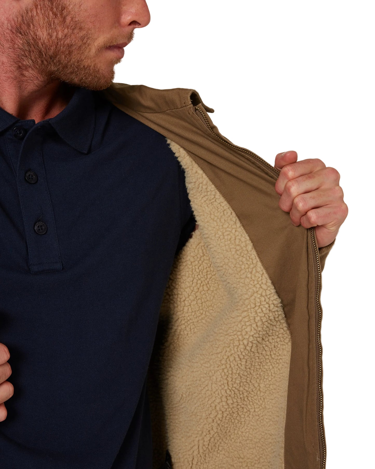 Pilbara Mens Sherpa Bomber Jacket