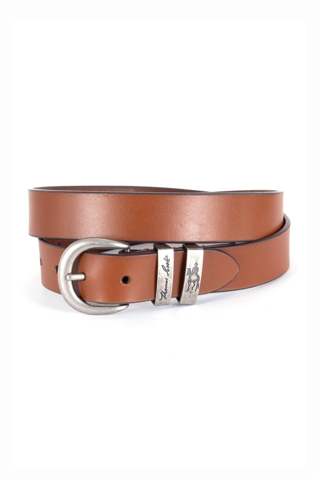 THOMAS COOK NARROW SILVER TWIN KEEPER BELT