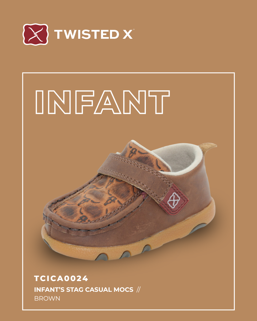 Twisted X Infants Stag Casual Mocs