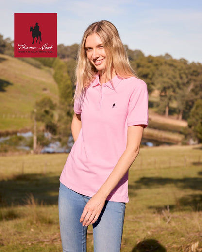 Thomas Cook Womens Classic Stretch Short Sleeve Polo