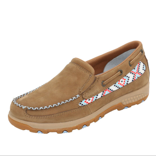 Twisted X Womens Aztec Cellstretch Slip On Mocs