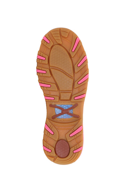Twisted X Womens Pink Cellstretch Slip On Mocs