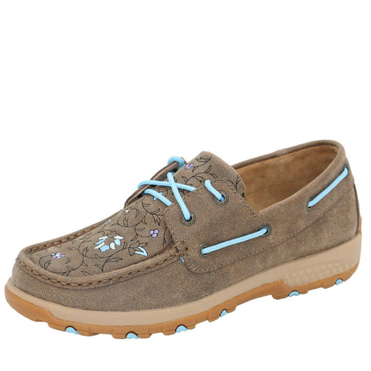 Twisted X Womens Floral Cellstretch Lace Up Shoes