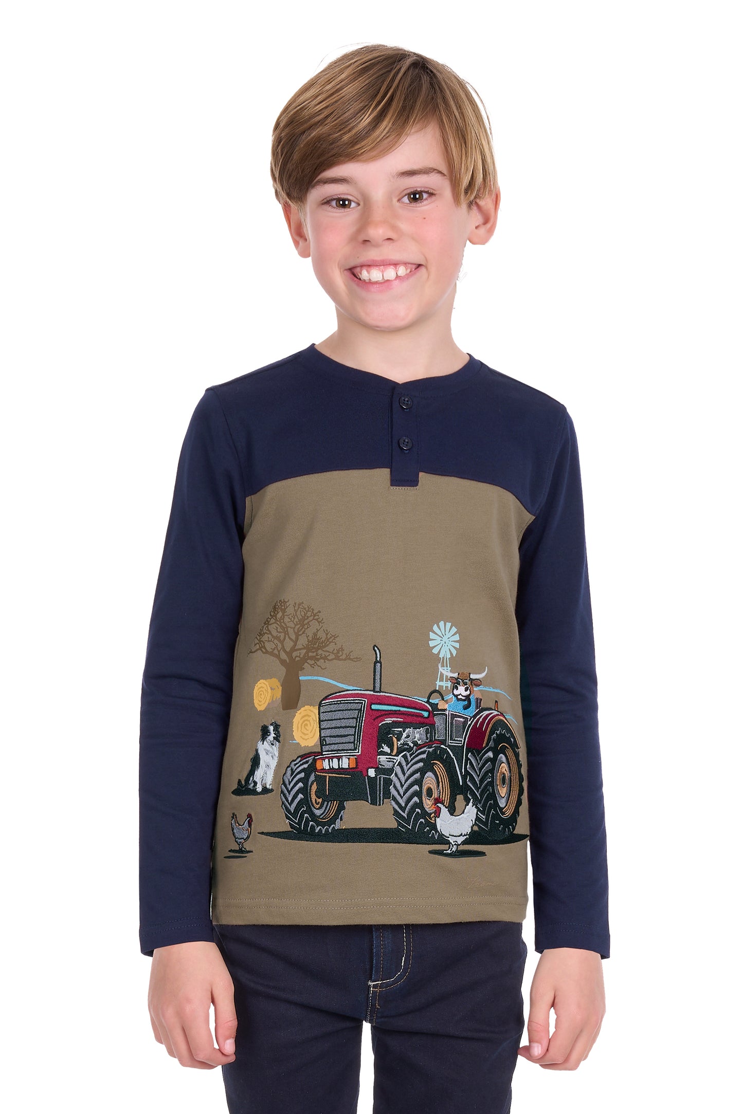 Thomas Cook Boys Karl Henley Long Sleeve Tee