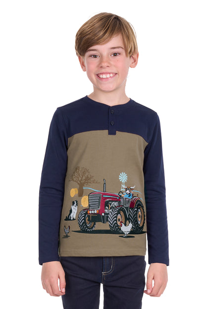 Thomas Cook Boys Karl Henley Long Sleeve Tee