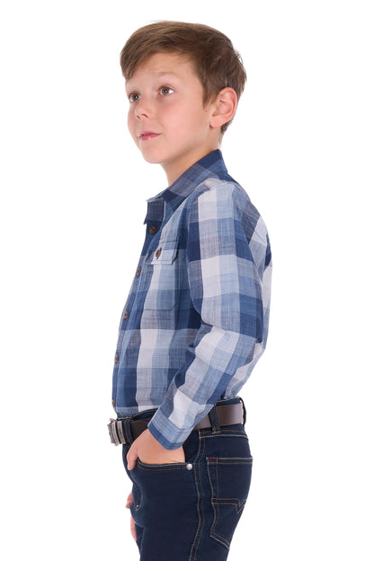Thomas Cook Boys Oscar 2 Pocket Long Sleeve Shirt