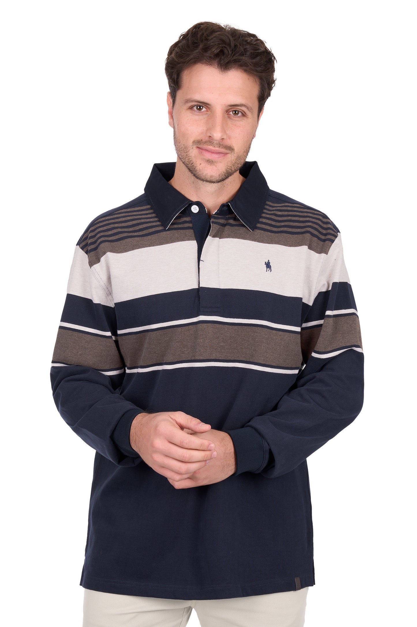 Thomas Cook Mens Bryan Stripe Rugby Jersey