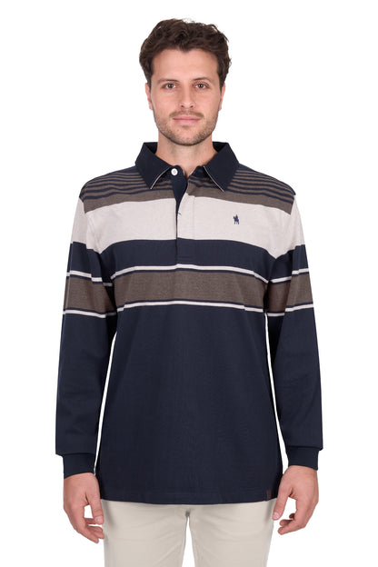 Thomas Cook Mens Bryan Stripe Rugby Jersey