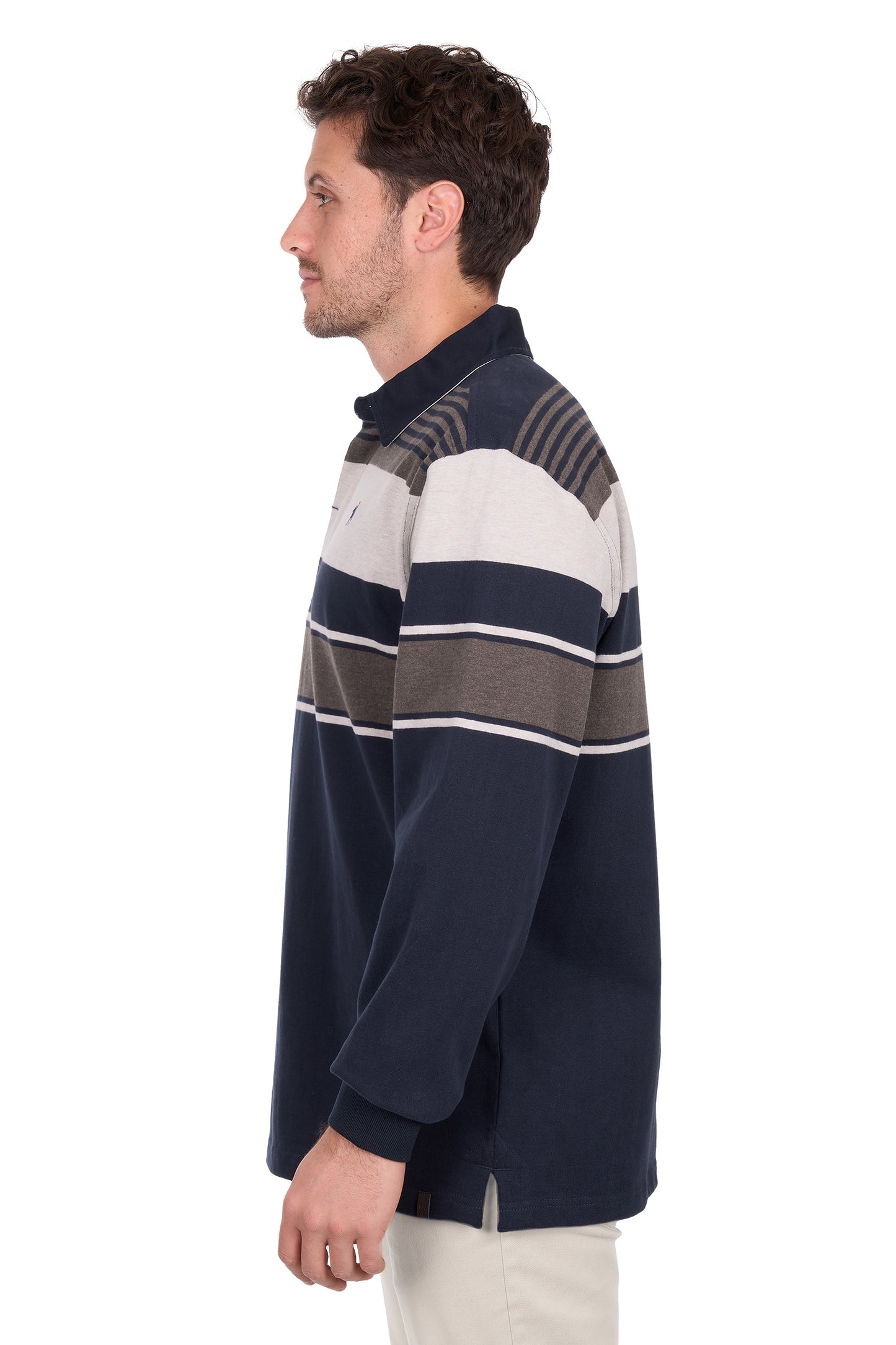 Thomas Cook Mens Bryan Stripe Rugby Jersey