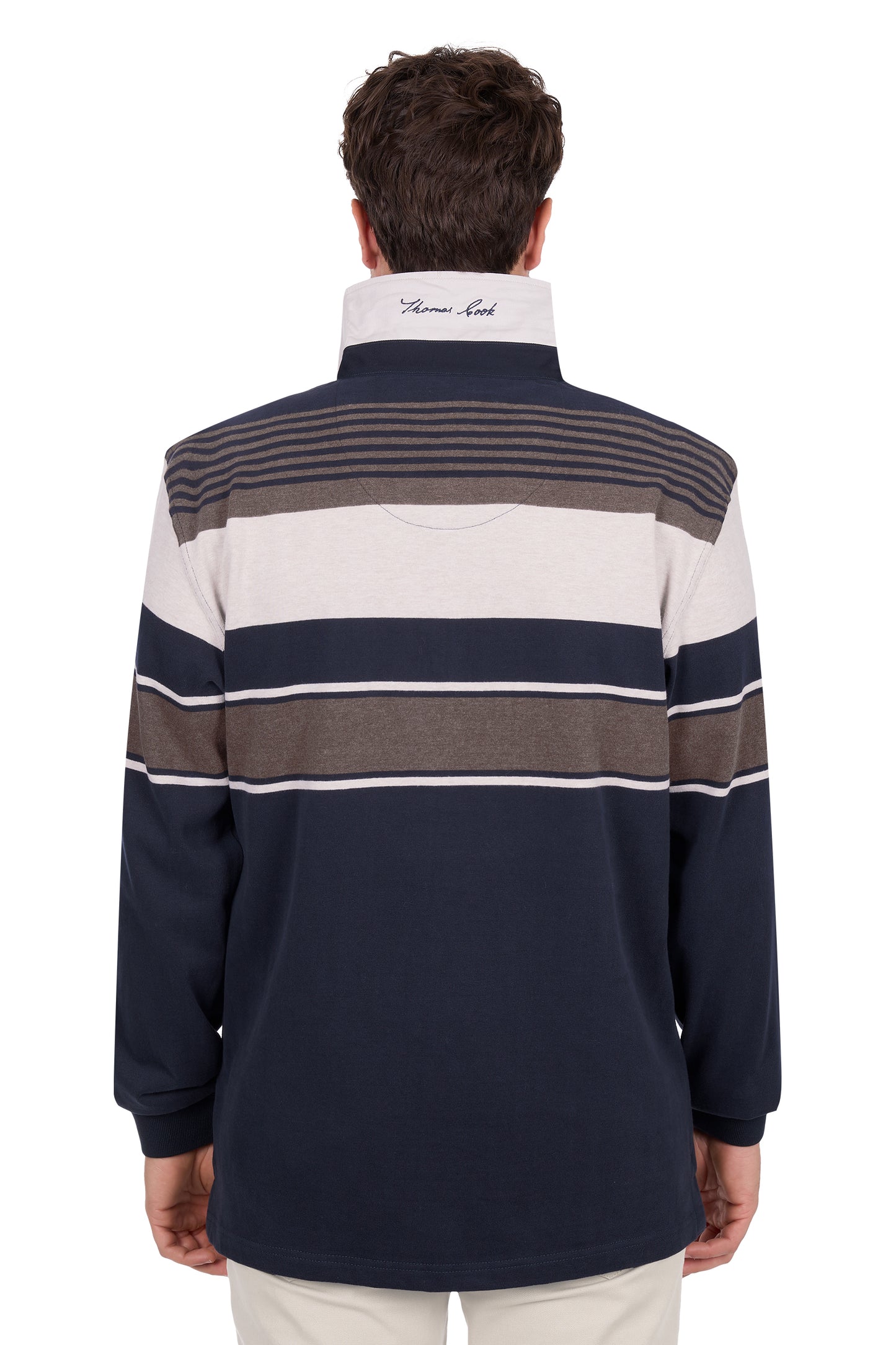 Thomas Cook Mens Bryan Stripe Rugby Jersey
