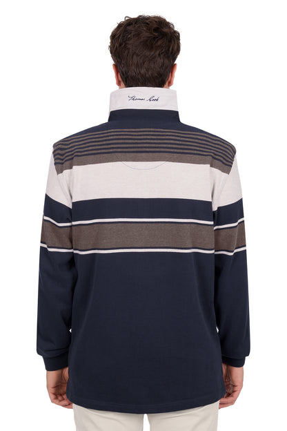 Thomas Cook Mens Bryan Stripe Rugby Jersey