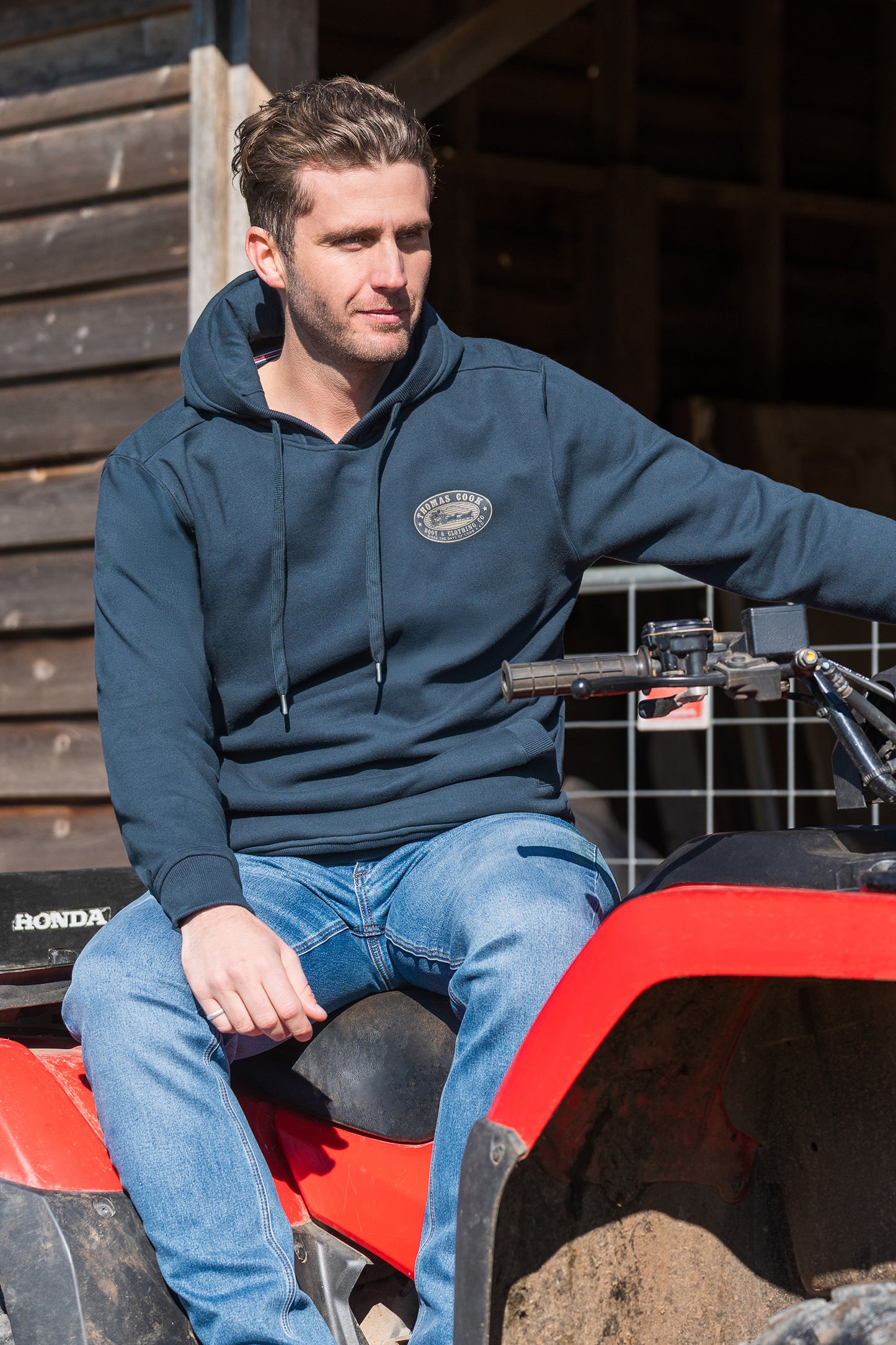 Thomas Cook Mens Heritage Oval Hoodie