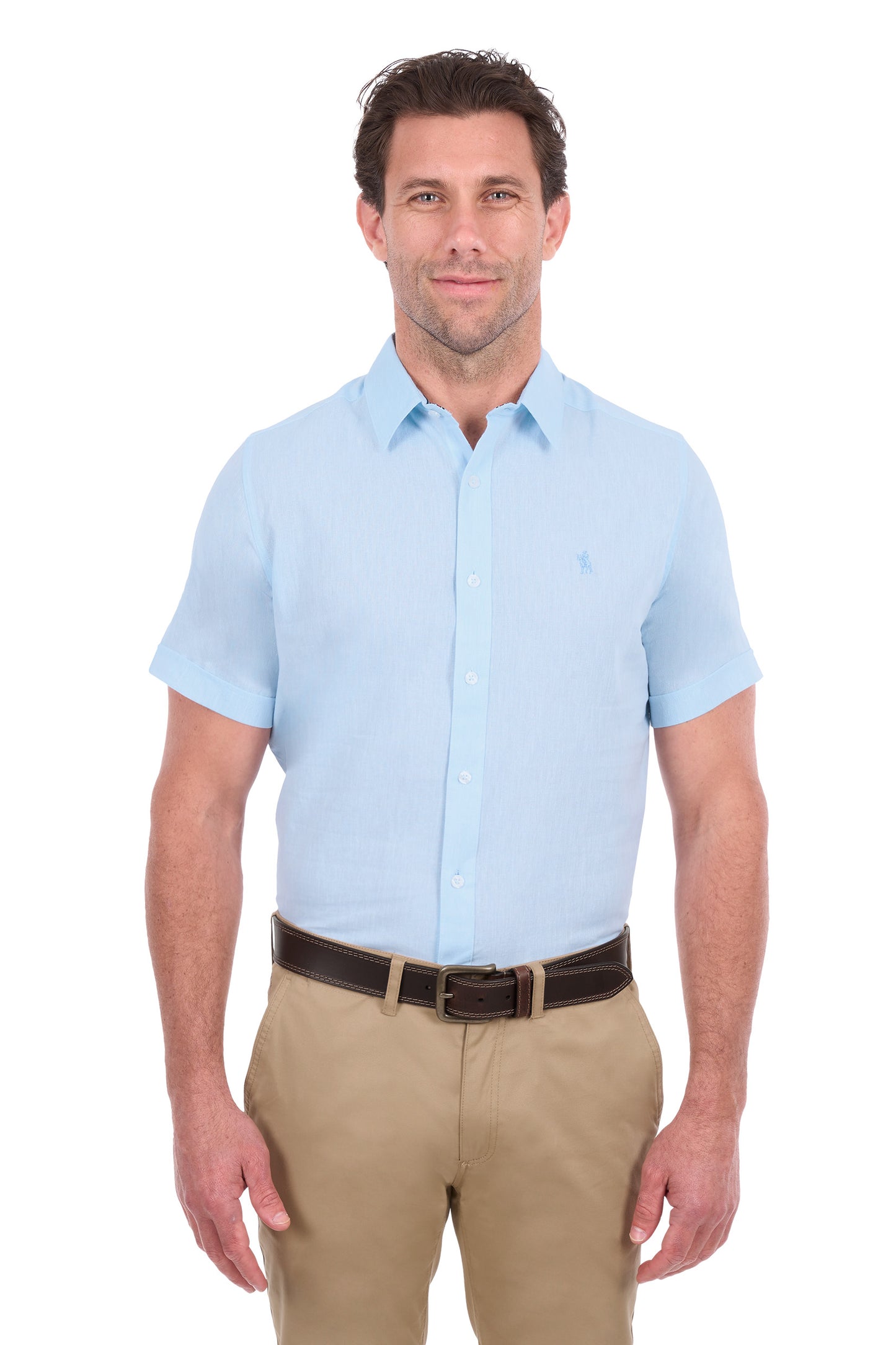 Thomas Cook Mens Linen Short Sleeve Shirt