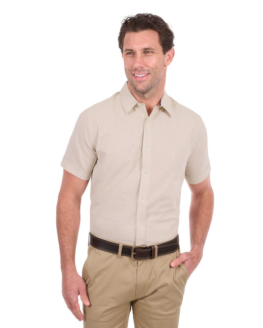 Thomas Cook Mens Linen Short Sleeve Shirt