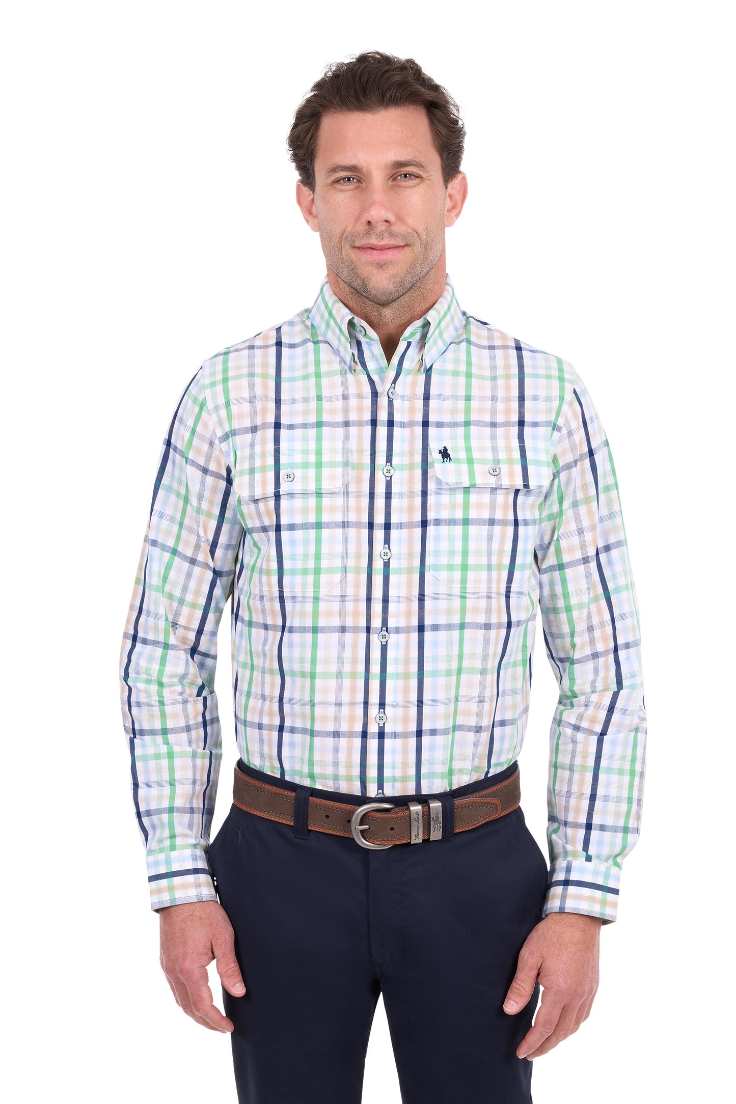 Thomas Cook Mens Louie 2 Pocket Long Sleeve Shirt