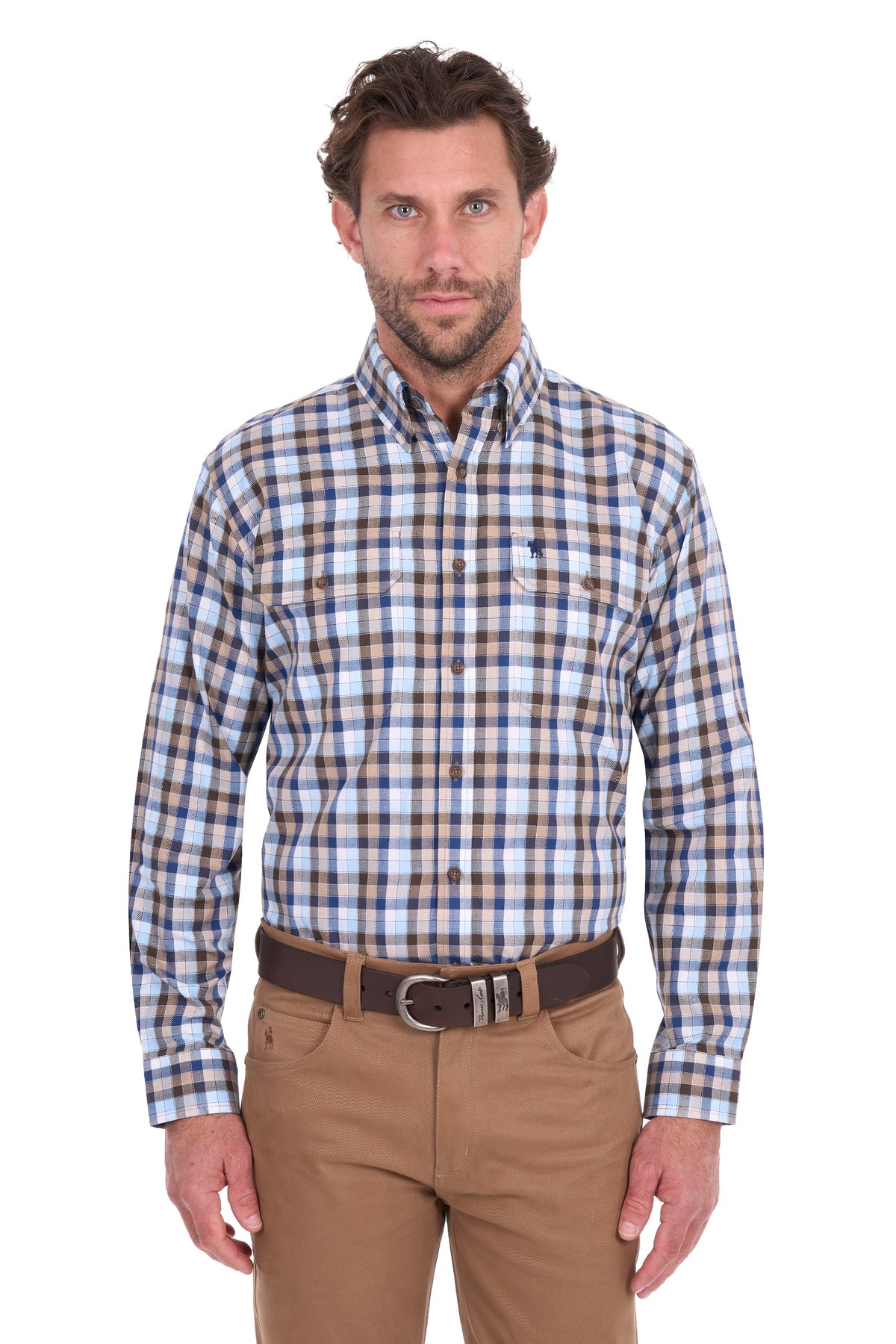 Thomas Cook Mens Mitchell 2 Pocket Long Sleeve Shirt