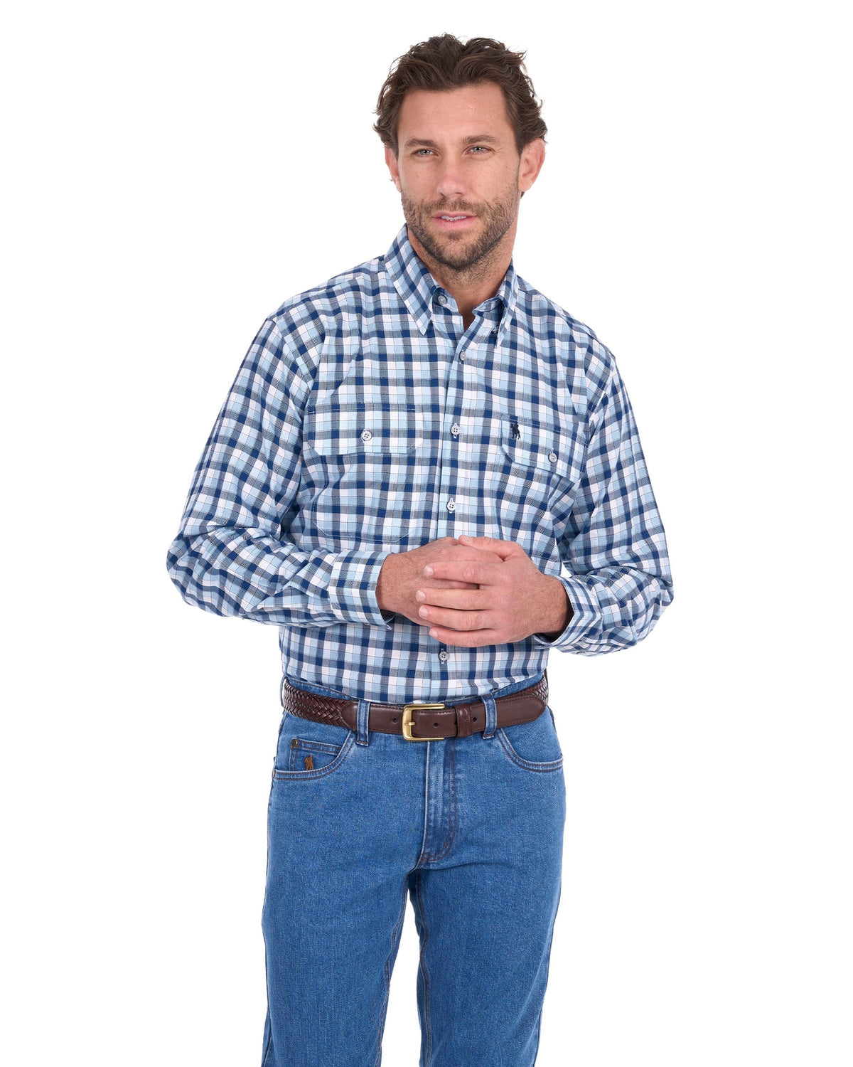 Thomas Cook Mens Mitchell 2 Pocket Long Sleeve Shirt