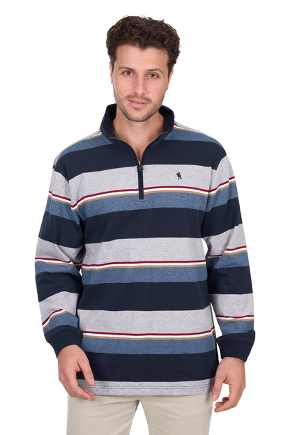 Thomas Cook Mens Nathan 1/4 Zip Rugby Jersey