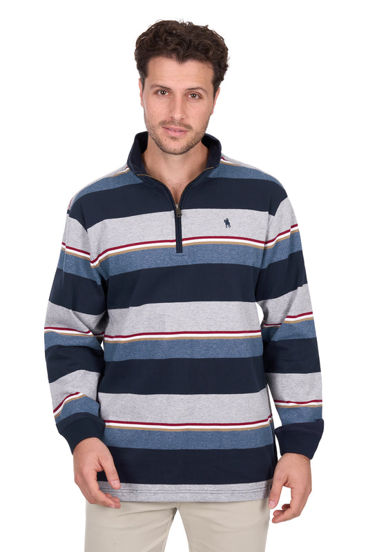 Thomas Cook Mens Nathan 1/4 Zip Rugby Jersey